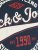 Jack & Jones JJELOGO TEE Navy - Тениски - мъжки тениски големи размери
