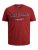 Jack & Jones JJELOGO TEE Red - Тениски - мъжки тениски големи размери