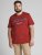 Jack & Jones JJELOGO TEE Red - Тениски - мъжки тениски големи размери