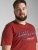 Jack & Jones JJELOGO TEE Red - Тениски - мъжки тениски големи размери