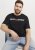 Jack & Jones Corp Logo Crew Neck T-Shirt Black - Тениски - мъжки тениски големи размери