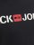 Jack & Jones Corp Logo Crew Neck T-Shirt Black - Тениски - мъжки тениски големи размери