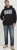 Jack & Jones CORP LOGO Large Print Hoodie Black - Суичъри & cуичъри с качулка - мъжки суичъри големи размери