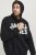 Jack & Jones CORP LOGO Large Print Hoodie Black - Суичъри & cуичъри с качулка - мъжки суичъри големи размери