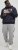 Jack & Jones CORP LOGO Large Print Hoodie Navy Blazer - Суичъри & cуичъри с качулка - мъжки суичъри големи размери