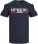 Jack & Jones CORP Logo T-Shirt Navy/PLAY 4 - Тениски - мъжки тениски големи размери