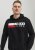Jack & Jones CORP LOGO PLAY 4 Print Hoodie Black - Суичъри & cуичъри с качулка - мъжки суичъри големи размери