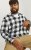 Jack & Jones Gingham L/S Shirt Whisper White - Ризи - мъжки ризи големи размери