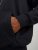 Jack & Jones JJSTAMP ZIP Hoodie Black - Суичъри & cуичъри с качулка - мъжки суичъри големи размери