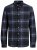 Jack & Jones JORJOSHUA Checked Shirt Navy - Ризи - мъжки ризи големи размери
