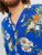 Jack & Jones JORLUKE FLORES Resort Shirt Nautical Blue - Ризи - мъжки ризи големи размери