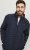 Jack & Jones MULTI SET-IN Sleeves Quilted Jacket With Collar Navy Blazer - Якета - мъжки якета големи размери