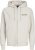 Jack & Jones ESTERBRO Zip Hoodie Light Grey - Суичъри & cуичъри с качулка - мъжки суичъри големи размери