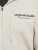Jack & Jones ESTERBRO Zip Hoodie Light Grey - Суичъри & cуичъри с качулка - мъжки суичъри големи размери