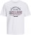 Jack & Jones JJELOGO O-Neck T-Shirt White - Тениски - мъжки тениски големи размери