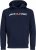 Jack & Jones CORP OLD LOGO REG FIT Hoodie Navy Blazer - Суичъри & cуичъри с качулка - мъжки суичъри големи размери
