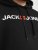 Jack & Jones CORP OLD LOGO REG FIT Hoodie Black - Суичъри & cуичъри с качулка - мъжки суичъри големи размери