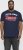 Jack & Jones LOGO O-Neck T-Shirt Dark Blue - Тениски - мъжки тениски големи размери