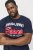 Jack & Jones LOGO O-Neck T-Shirt Dark Blue - Тениски - мъжки тениски големи размери
