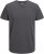 Jack & Jones ORGANIC T-Shirt Dark Grey Melange - Тениски - мъжки тениски големи размери