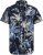 Jack & Jones Hawaii AOP Shirt Blue - Ризи - мъжки ризи големи размери