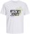  Jack & Jones Jaxon Crew Neck T-Shirt White - Тениски - мъжки тениски големи размери
