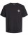  Jack & Jones Jackie Crew Neck T-Shirt Black - Тениски - мъжки тениски големи размери