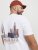 Jack & Jones Boston Photo Crew Neck T-Shirt Bright White - Тениски - мъжки тениски големи размери