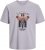 Jack & Jones Anatomy Skull Crew Neck T-Shirt Violet - Тениски - мъжки тениски големи размери