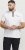 Jack & Jones Fusion Pique Zipper Polo Bright White - Поло тениски - мъжки тениски с яка големи размери