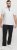 Jack & Jones Fusion Pique Zipper Polo Bright White - Поло тениски - мъжки тениски с яка големи размери