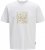 Jack & Jones Tarmac Camo Crew Neck T-Shirt Bright White - Тениски - мъжки тениски големи размери