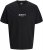Jack & Jones Snake Crew Neck T-Shirt Black - Тениски - мъжки тениски големи размери