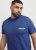 Jack & Jones Union Front & Back Print Crew Neck T-Shirt Beaucoup Blue - Тениски - мъжки тениски големи размери