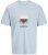 Jack & Jones Vira Branding Crew Neck T-Shirt Skyway - Тениски - мъжки тениски големи размери