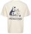 Jack & Jones Bellagio Collage Crew Neck T-Shirt Antique White - Тениски - мъжки тениски големи размери