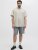 Jack & Jones Summer Shield Short Sleeve Shirt White Pepper - Ризи - мъжки ризи големи размери