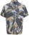Jack & Jones Vira Marshall AOP Short Sleeve Shirt Silver Sage - Ризи - мъжки ризи големи размери