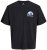 Jack & Jones Fuji Crew Neck T-Shirt Black - Тениски - мъжки тениски големи размери
