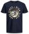 Jack & Jones JJEUSTACE T-Shirt Navy - Тениски - мъжки тениски големи размери