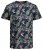 Jack & Jones JJCOASTAL AOP T-Shirt Navy - Тениски - мъжки тениски големи размери