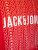 Jack & Jones JJCYBER T-Shirt Red - Тениски - мъжки тениски големи размери