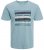 Jack & Jones JCOARC T-Shirt Light Blue - Тениски - мъжки тениски големи размери