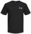 Jack & Jones JCOEDTN T-Shirt with Back Print Black - Тениски - мъжки тениски големи размери