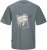 Jack & Jones Lington Back And Front Print Crew Neck T-Shirt Grey - Тениски - мъжки тениски големи размери