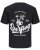 Jack & Jones Zekiel Crew Neck T-Shirt Black - Тениски - мъжки тениски големи размери