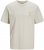  Jack & Jones Summer Vibes Crew Neck T-Shirt Moonbeam - Тениски - мъжки тениски големи размери