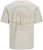 Jack & Jones Summer Vibes Crew Neck T-Shirt Moonbeam - Тениски - мъжки тениски големи размери