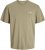 Jack & Jones Ayce Crew Neck T-Shirt Beige - Тениски - мъжки тениски големи размери