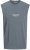 Jack & Jones VESTERBRO Sleeveless T-Shirt Stormy Weather - Тениски - мъжки тениски големи размери